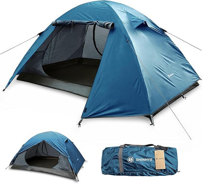 ShinHye Backpacking Tent for Camping, 1/2 Person Ultralight Backpacking Tent Easy Setup Tents Waterproof Lightweight Hiking Tents for Outdoor