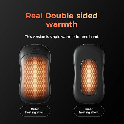 OCOOPA UT3 PRO Hand Warmers Rechargeable 2 Pack, Magnetic Double-Sided Heating with Larger Surface, Long Lasting Warmth Up to 9 Hours, 4 Heat Levels, Max 136℉, Men Tech Gift for Hunting,Camping