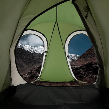 Geertop Portable 2 Person 4 Season Tent Waterproof Backpacking Tent Double Layer All Weather for Camping Hiking Travel Climbing Mountaineering - Easy Set Up