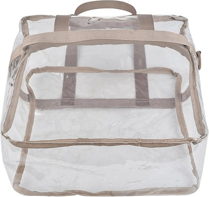 USPECLARE Clear Tote Stadium Approved, Security Travel & Gym Clear Bag for Work Sports Games Concerts