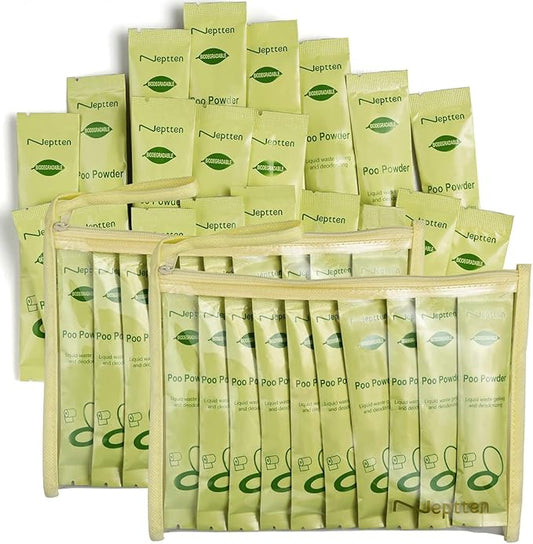 Portable Toilet Powder. Outdoor Toilet. Neutralize Odor/Fast-Acting Gel. Safe & Easy to use. Emergency Toilet Chemicals. Porta Potty Chemicals Degradable. Go with Porta Potty for Camping