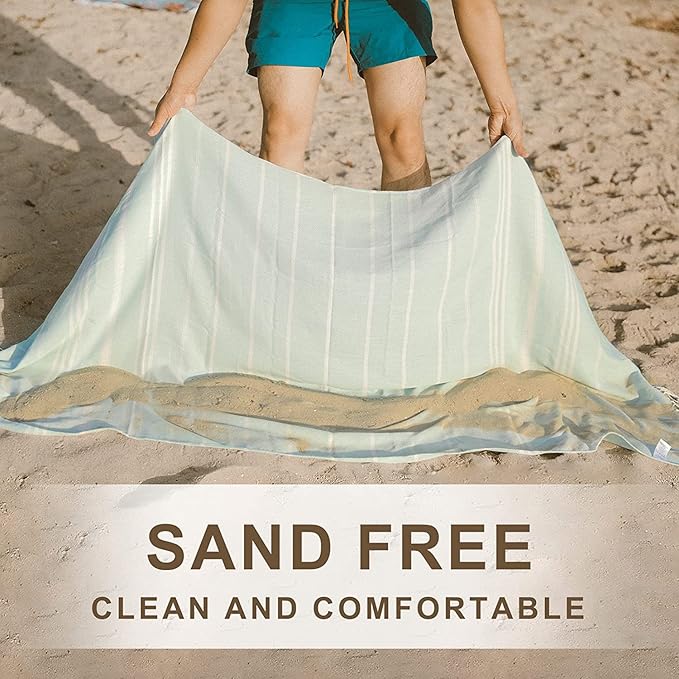 Turkish Beach Pool Towels Sandproof Lightweight Fast Drying Unique Happy Birthday Ideas Papa Dad Husband Brother Uncle Grandfather in Law from Wife Son Daughter Kids Expecting Men