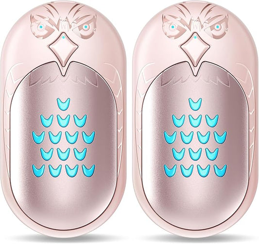 Hand Warmers Rechargeable, 2 Pack 6000mAh Electric Portable Heater, 20 Hrs Long Heating Hot Pockets Hand Warmer, Hunting Gear, Gifts for Women, Men, Raynauds, Camping, Golf, Outdoors