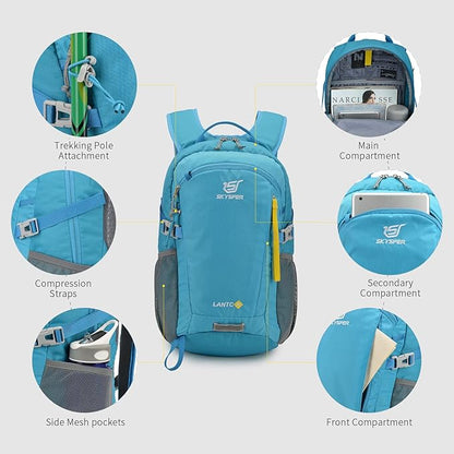SKYSPER Small Hiking Backpack, 20L Lightweight Travel Backpacks Hiking Daypack for Women Men