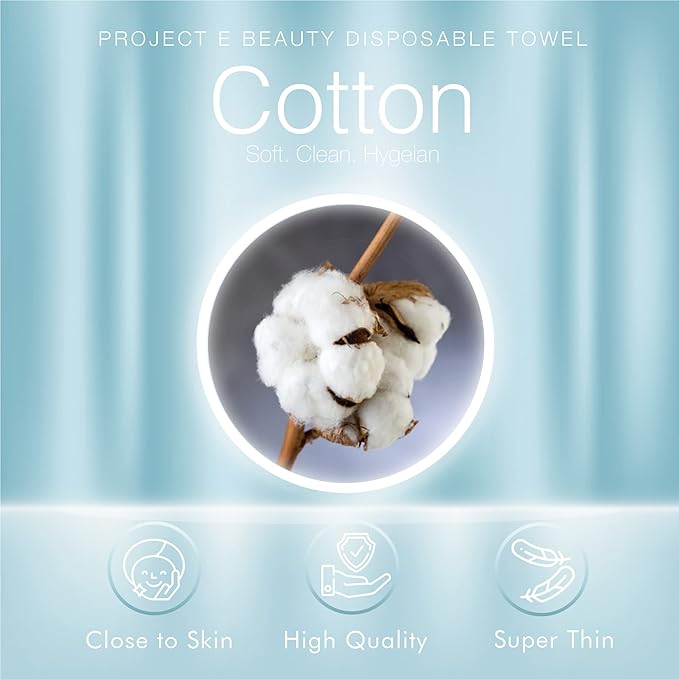 100pcs Disposable Cotton Compressed Towel by Project E Beauty | Cotton Coin Towel | Soft & Absorbent | Portable for Travel, Outdoors & Camping | Sports Gym & Beauty Salon (100, Compressed Towel)