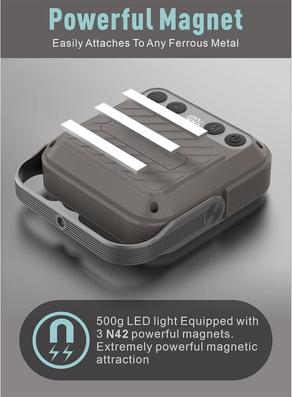 20000mAh Rechargeable LED Camping Lantern - 1600LM, QC3.0 22.5W, 4 - Color Switch, IPX5 Waterproof - Perfect for Camping, Hiking & Emergency Situations (Khaki)