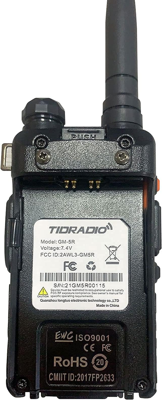 TIDRADIO GM-5R GMRS Radio, Two Way Radio GMRS Repeater Capable, with 3800mAh Battery, Dual Band Scanning Receiver and NOAA Weather & Alarm GMRS Handheld Radio for Survival Gear Hiking Hunting (2 Pack)