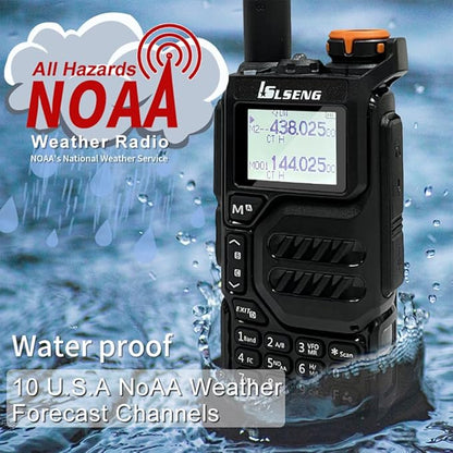 UV-K5 Long Range Portable Amateur Walkie Talkie 200Ch 5W Air Band Dual Band VHF UHF DTMF FM Scrambler Emergency Weather NOAA Wireless Frequency Copy Ham Handheld Two Way Radio(1 Pack)