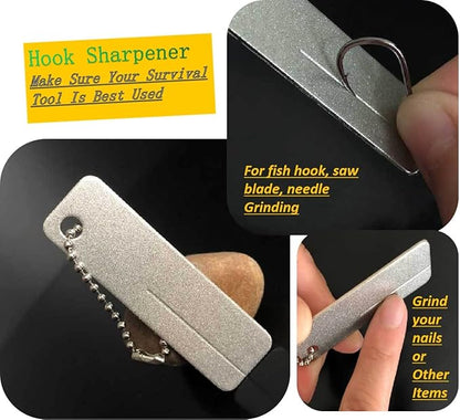 8Pcs Survival Cards Multi-Functional Tool Card Emergency Camping Tool EDC Kit in Your Walletcard with Fishhook Fishing Line,Survival Guide Multitool Camping Gear for Outdoor Hiking Hunting