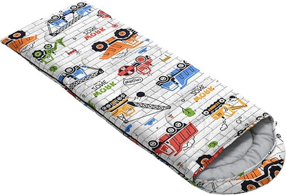 QOOMO Camping Sleeping Bags,3 Season Warm & Cool Weather,Lightweight,Waterproof Sleeping Bags for Adults & Kids,Traveling,and Outdoors,Camping Gear Equipment