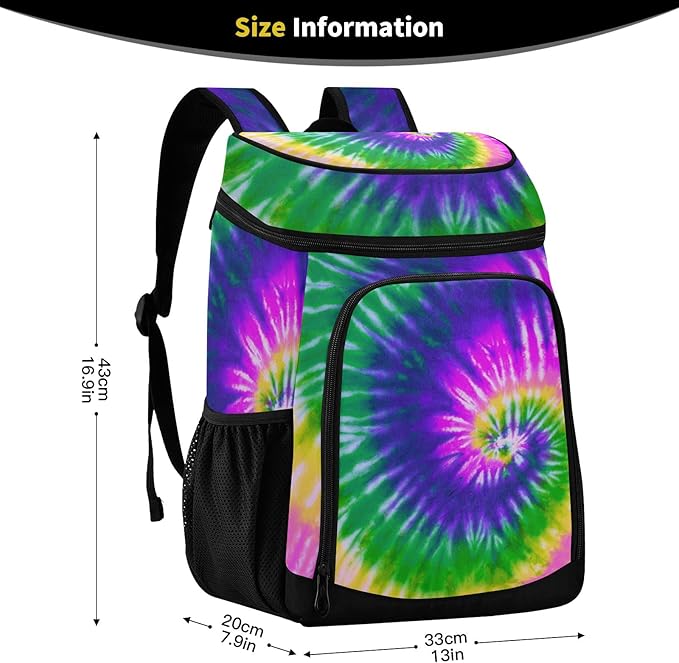 Cooler Backpack Insulated Leak Proof Beach Cooler Bag 30 Cans Waterproof Lightweight Soft Lunch Picnic Cooler for Men Women