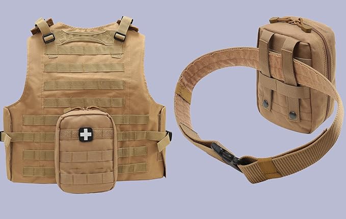 EMT Pouch MOLLE Ifak Pouch Tactical MOLLE Medical First Aid Kit Utility Pouch Carlebben
