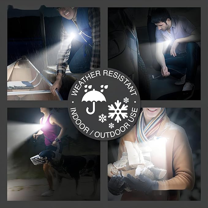 Lumify Light for Nurses,Night Light Nurse Nightshift Hand Free LED Flashlight Clip On to Clothing,Magnetic Flashlight for Walking Running Pets Outdoors Emergency (2 Extra Battery)