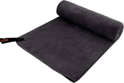 SUNLAND Microfiber Gym Bath Towel Ultra Soft Travel Camping Towel Super Absorbent Swimming Sport Towel for Adults and Children 24inchX48inch