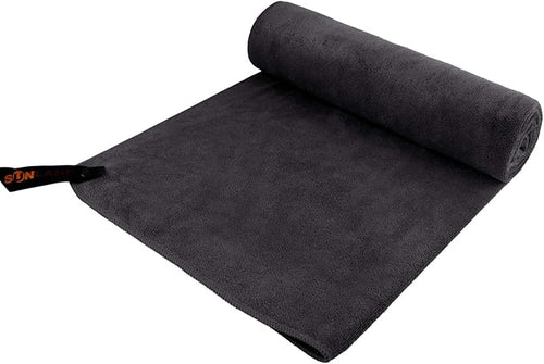 SUNLAND Microfiber Gym Bath Towel Ultra Soft Travel Camping Towel Super Absorbent Swimming Sport Towel for Adults and Children 24inchX48inch