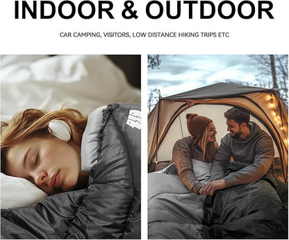 Sleeping Bags for Adults Cold Weather & Warm,Backpacking Camping Sleeping Bag for Tall Girls Boys,Lightweight,Compact,Waterproof Camping Gear for Traveling,Hiking,Hotel,Outdoor & Indoor