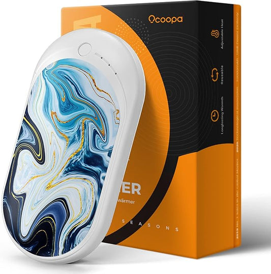 OCOOPA Hand Warmers Rechargeable, 1 Pack 5200mAh Electric Portable Pocket Heater, Heat Therapy Great for Raynauds, Hunting, Golf, Camping, Women Mens Gifts