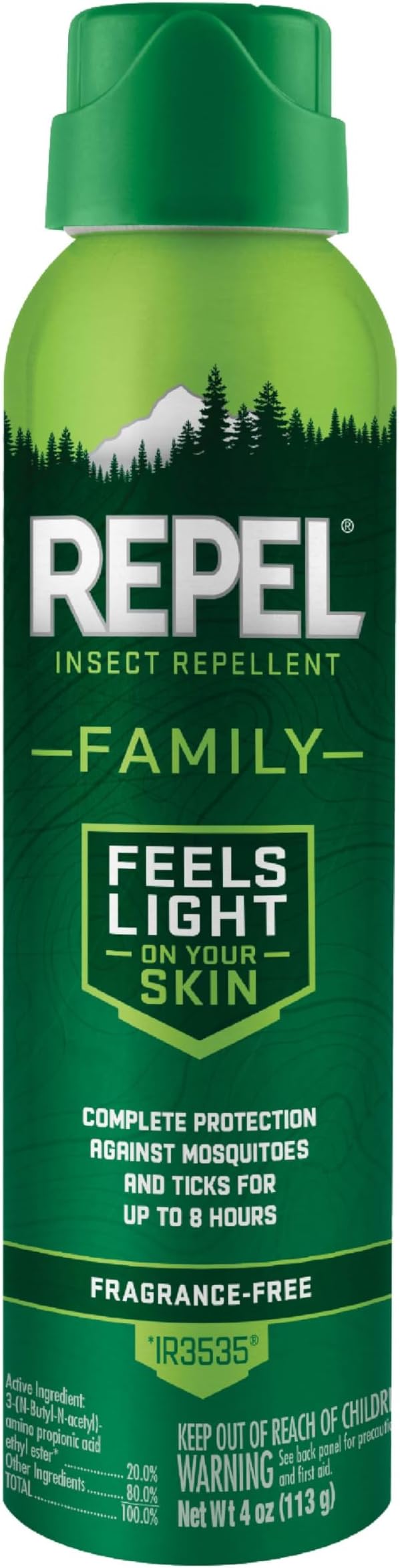 Repel Family Insect Repellent, Aerosol, 4 oz