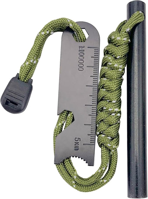 M.T.SCamping Emergency fire Starters Camping Outdoor Starry Sky Firewood Wilderness Survival Matchwood Igniter… (Green)