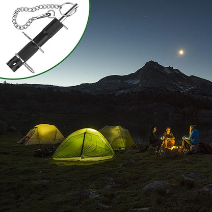 Perimeter Trip Alarm，Trip Wire Alarm Device，Use 209 Primers, Early Warning Security System for Camping and Property Safety