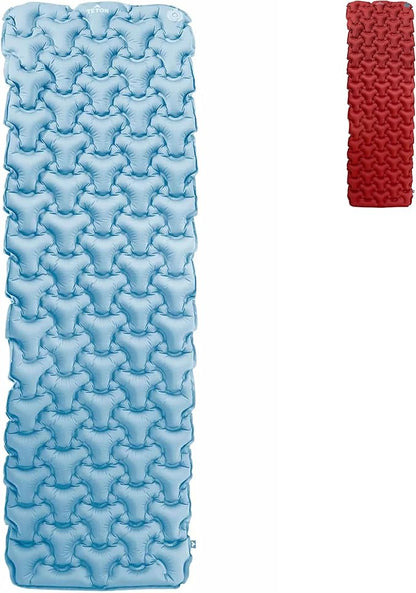 Teton Self Inflating Sleeping Pad, Inflatable Camping Sleeping Pads, Compact Mat for Camping, Backpacking, and Hiking.