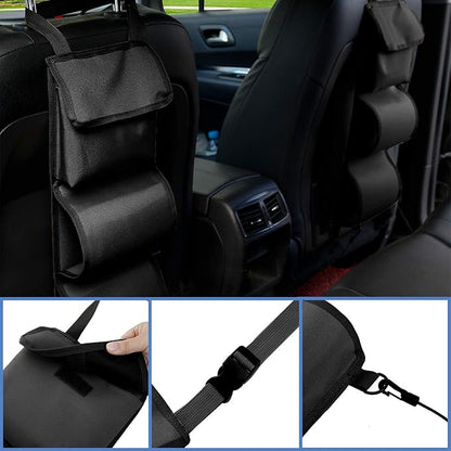 MYDAYS Seat Back Gun Rack, Gun Sling Bag, Camo Front Seat Gun Organizer Holder for Hunting Rifles/Shotguns