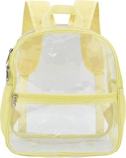 USPECLARE Clear Backpack for Stadium Approved 12×6×12, Water proof Clear Bag for Stadium Events and Concert Work Sport Event
