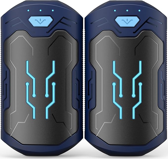 Hand Warmers Rechargeable 2 Pack, ROFWIZ 6000mAh Electric Portable Pocket Heater, are Great Warm Gifts for Women, Men, Heat Therapy, Raynauds, Outdoors, Hunting, Golf, Camping Gear