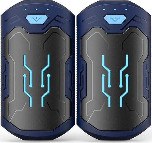 Hand Warmers Rechargeable 2 Pack, ROFWIZ 6000mAh Electric Portable Pocket Heater, are Great Warm Gifts for Women, Men, Heat Therapy, Raynauds, Outdoors, Hunting, Golf, Camping Gear