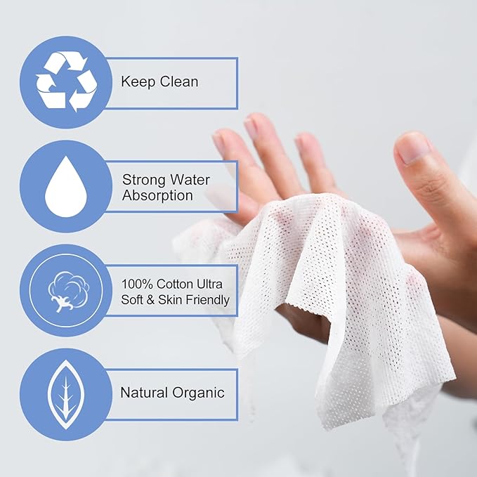 100 PCS Compressed Towel, Portable Compressed Towel Tablets, Compressed Hand Wipe Coin Paper Towel, Camping Wet Towel, Disposable Towel for Travelling, For Home Beauty Outdoor Sports