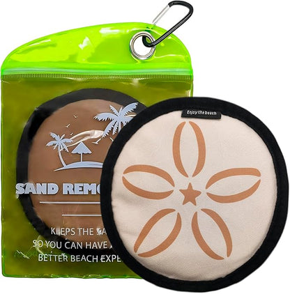 Sand Remover for Beach,Portable Sand Remover,Rich in Natural Micro Corn Endosperm Essence Powder,Without of Talc and Fragrance,Soft and Skin-Friendly Suitable for The Whole Family