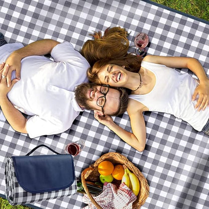 K Y KANGYUN Picnic Blanket|Beach Mat|Picnic Blanket for Indoor and Outdoor, 80" x 60" Sandproof Waterproof Larger Mat for Beach, Travel, Camping, Hiking, Park Grass,Machine Washable, Foldable.