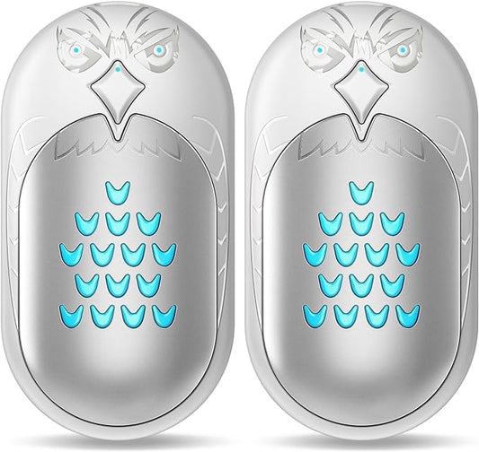 Hand Warmers Rechargeable, 2 Pack 6000mAh Electric Portable Heater, 20 Hrs Long Heating Hot Pockets Hand Warmer, Hunting Gear, Gifts for Women, Men, Raynauds, Camping, Golf, Outdoors