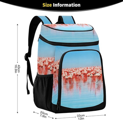 Cooler Backpack Insulated Leak Proof Beach Cooler Bag 30 Cans Waterproof Lightweight Soft Lunch Picnic Cooler for Men Women