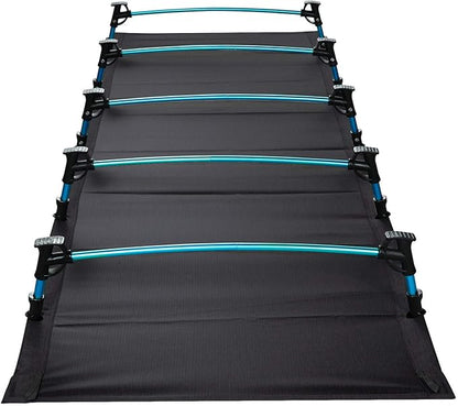 MOON LENCE Folding Camping Cot Outdoor Camping Bed Portable with Carry Bag Camp Cots for Adults for Hiking Backpacking Car Camping Outdoor&Indoor&Beach Use (black1)