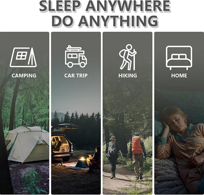 BISINNA Mummy Sleeping Bag for Adults 14-41℉ Cold Weather Camping Sleeping Bags with Compression Sack for Backpacking Hiking Traveling