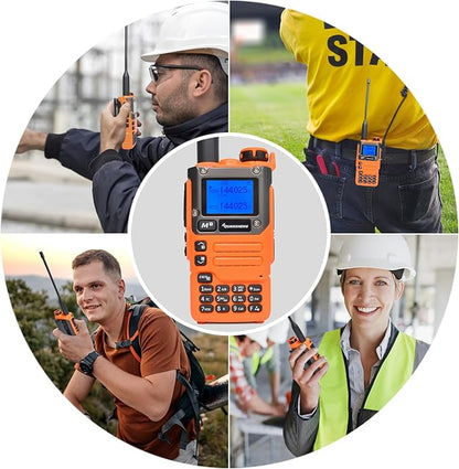 Quansheng UV-K5(8) Multifunction UHF/VHF 5W Handheld Two Way Radio, AM/FM/DTMF NOAA Weather Alarm Ham Radio for Hiking Camping Trip, Chirp Compatible, Support Firmware Updates, Emergency Alarm