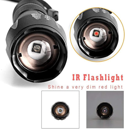 850nm IR Illuminator Flashlight Night Vision Flashlights Tactical Zoomable 850nm Infrared LED Hunting Torch