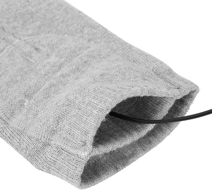 Heated Socks for Men Women, 4-5 Hours -Lasting Heating Thermal Stockings Winter 50℃ Warm Socks for Camping Hiking Fishing Skiing Hunting Foot Warmer, Nice Gift Socks, 4.5v