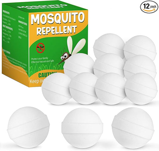12 Pack Powerful Mosquito Repellent for Outdoor Patio Home Travel Camping Yard, Keep Mosquito Away Mosquito Barrier