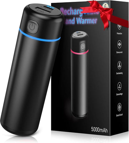 Rechargeable Hand Warmers, Electric Portable Hand Warmer, Split USB-C, Cool Cute Stuff Gadgets, Camping/Travel Essentials & Stocking Stuffers Gifts