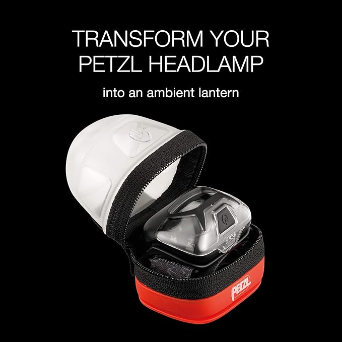 PETZL, NOCTILIGHT Lantern Case, Transform Your Headlamp for Camping & Hiking