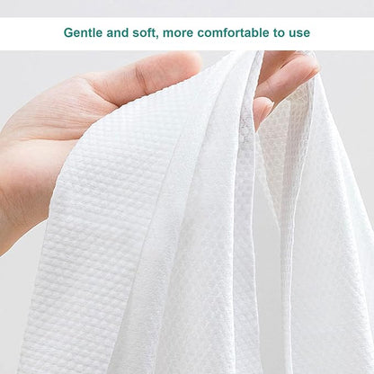 10 Pack Individual Compressed Bath Towels,Disposable Compressed Cotton Towel Portable Lightweight and Reusable for Traveling Hotel Hiking Camping Beach Swimming(Towel+Bath Towels)