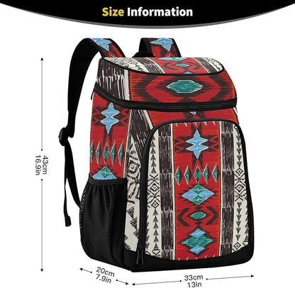 Cooler Backpack Insulated Leak Proof Beach Cooler Bag 30 Cans Waterproof Lightweight Soft Lunch Picnic Cooler for Men Women
