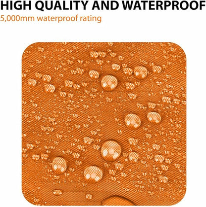 Gold Armour Rainfly Tarp Hammock, Premium 14.7ft/12ft/10ft/8ft Rain Fly Cover, Waterproof Ultralight Camping Shelter Canopy, Survival Equipment Gear Camping Tent Accessories (Orange 12ft x 10ft)