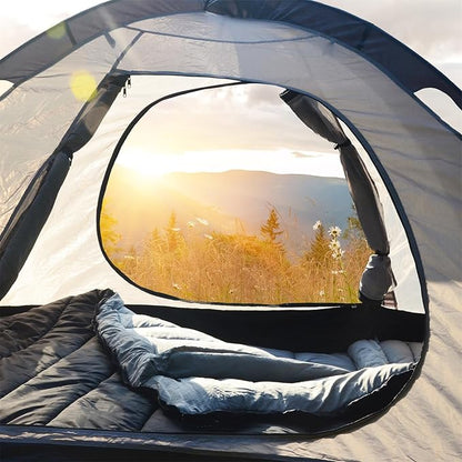 0 Degree Double Sleeping Bag for Adults, 2 Person Cold Weather Queen Size Sleeping Bag for Camping, RV Travel, or Family Outdoors