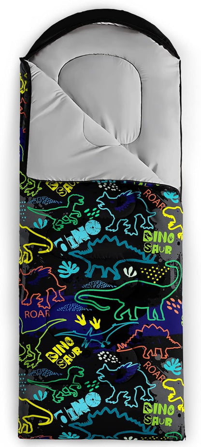 QOOMO Camping Sleeping Bags,3 Season Warm & Cool Weather,Lightweight,Waterproof Sleeping Bags for Adults & Kids,Traveling,and Outdoors,Camping Gear Equipment