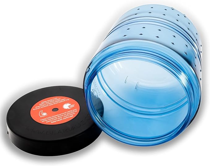 Bear Canister for Backpacking. 4 Sizes: BV500, BV475, BV450, BV425. Bear Resistant Food Container for Camping, Hiking, Fishing, Canoeing, Hunting, bikepacking. Bear Vault is Bear Safe!