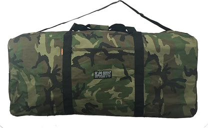 Heavy Duty Cargo Duffel Large Sport Gear Drum Set Equipment Hardware Travel Bag Rooftop Rack Bag (30" x 15" x 15", Camouflage)