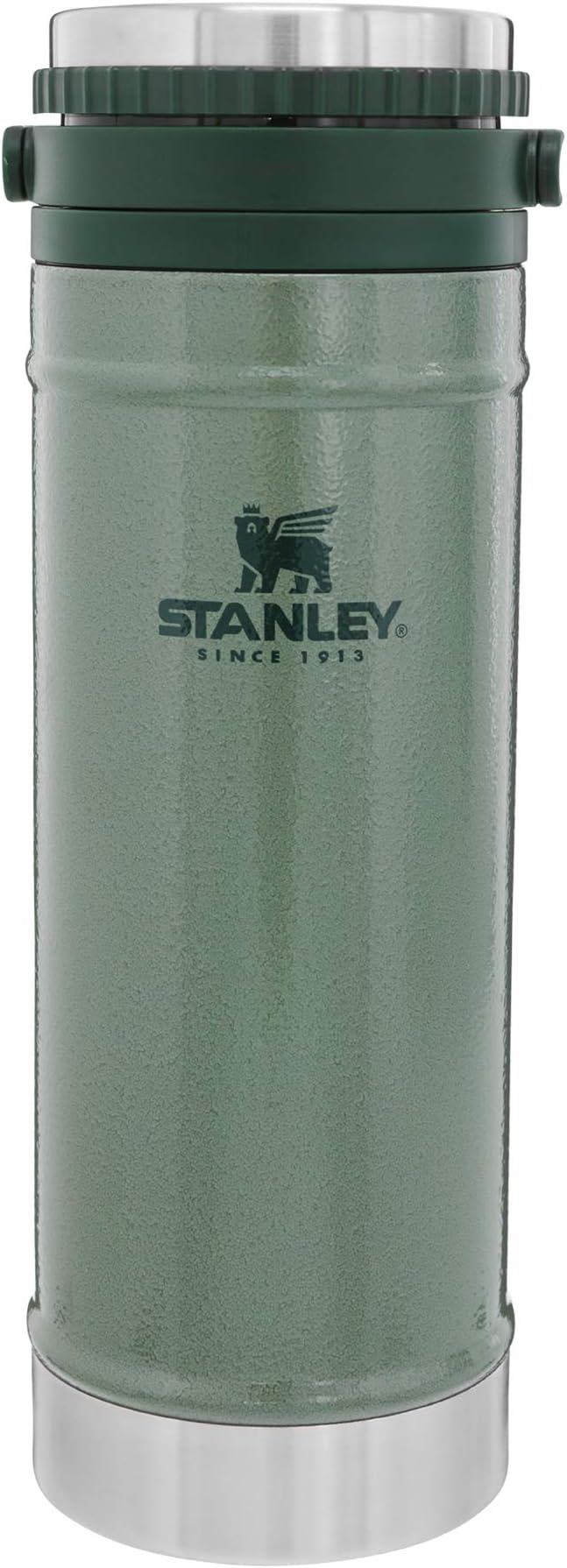 Stanley Travel Mug with Integrated French Press 16 oz | 5 Minute Brew, 4 Hours Hot, Leakproof Lid | Mesh Filter for Coffee Grounds | Insulated Stainless Steel Coffee Maker | BPA-Free